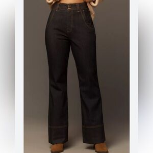 Pilcro Dark Denim High Waisted Jeans